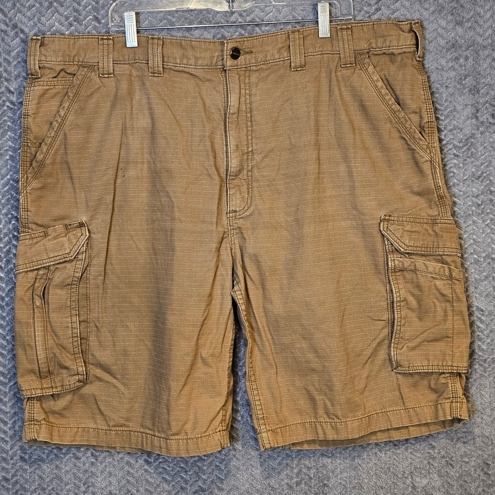 Carhartt Mens Force Relaxed Fit Ripstop Cargo Shorts Tan 101168-257 Size‎ 44